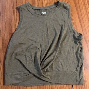 SO Green Women's Twist Tie Tank